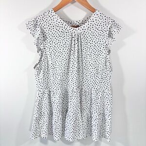 Monteau polka dot top